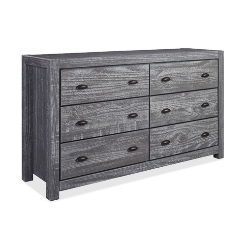 Grain Wood Furniture Montauk 6 Drawer 59.5'' W Solid Wood & Reviews Wayfair